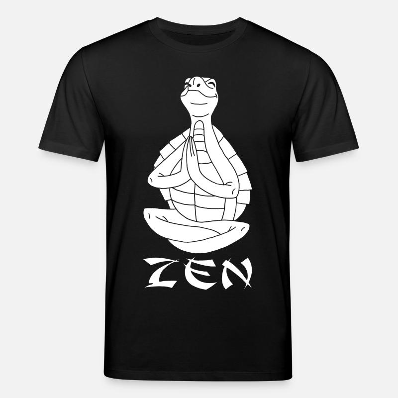 Yogi Schildkröte (Weiß) - Stanley/Stella Unisex Bio-T-Shirt CREATOR - Schwarz