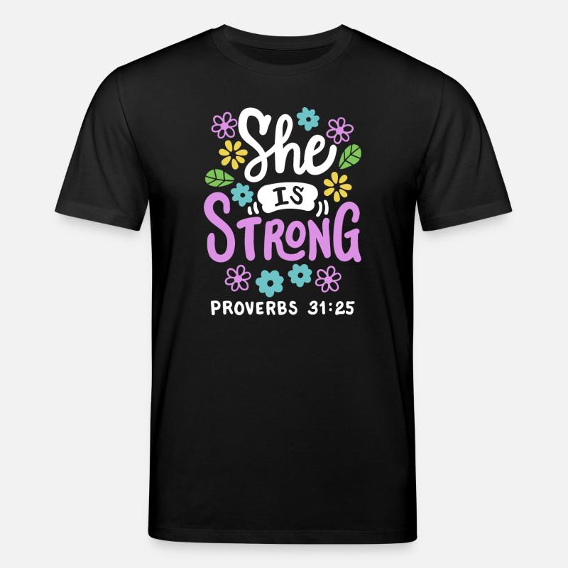 Christlich Glaube Bibelvers - Stanley/Stella Unisex Bio-T-Shirt CREATOR  - Schwarz