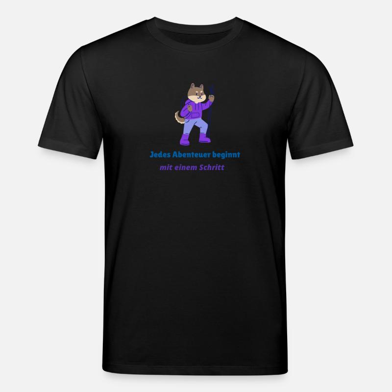 Toute aventure commence par un pas - T-shirt bio CREATOR Stanley/Stella Unisexe - noir