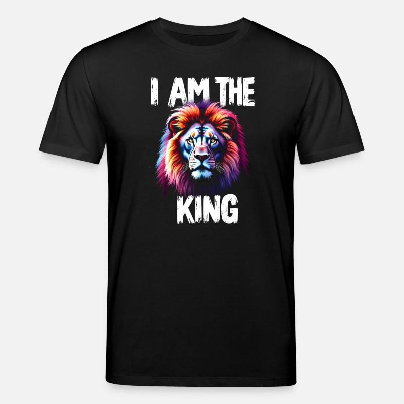 I am the King Löwe - T-shirt bio CREATOR Stanley/Stella Unisexe - noir