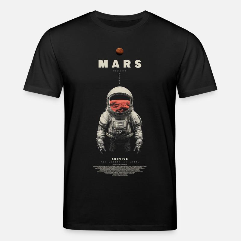 Mars Exploration - Stanley/Stella Unisex Bio-T-Shirt CREATOR  - Schwarz
