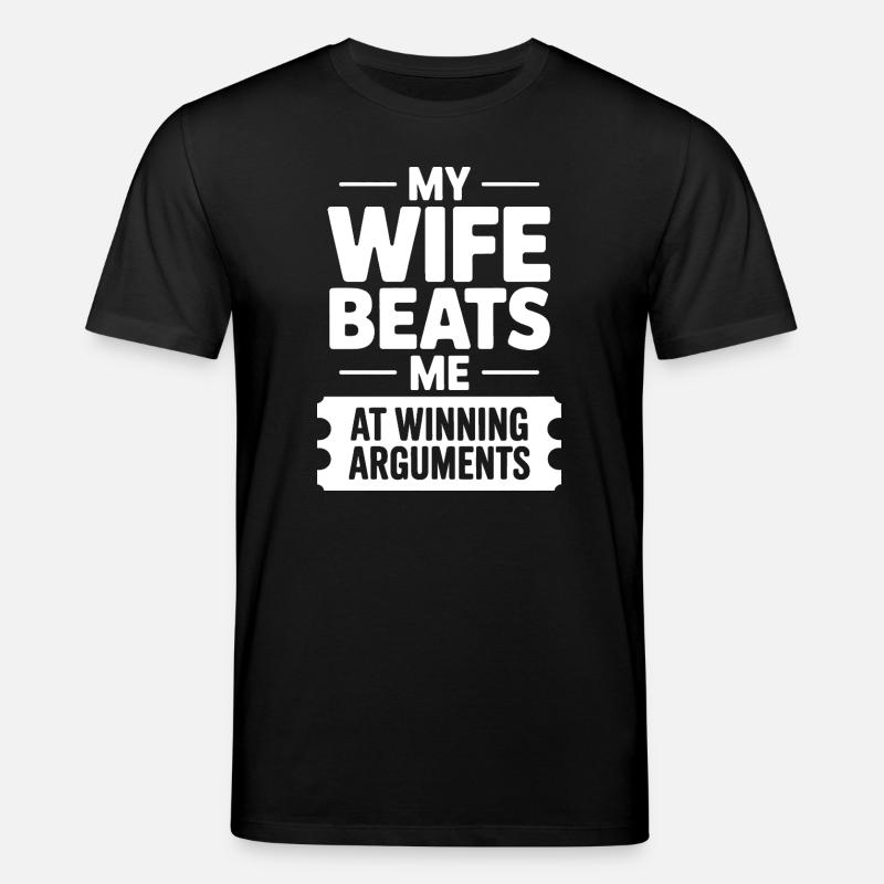 Witty Rivalry: Winning Arguments - Stanley/Stella CREATOR Unisex Organic T-Shirt - black