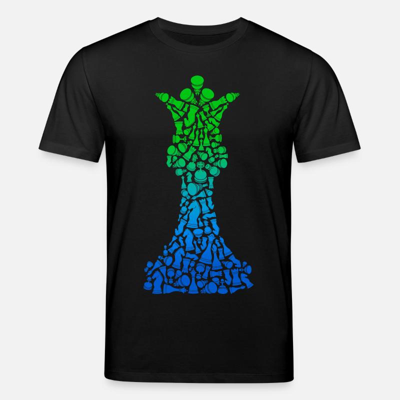 Pièces d’échecs Jeu d’échecs Joueur d’échecs - T-shirt bio CREATOR Stanley/Stella Unisexe - noir