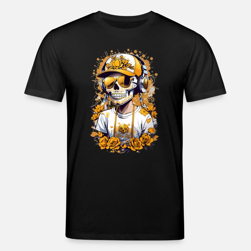 Zucker Skull - Stanley/Stella Unisex Bio-T-Shirt CREATOR  - Schwarz