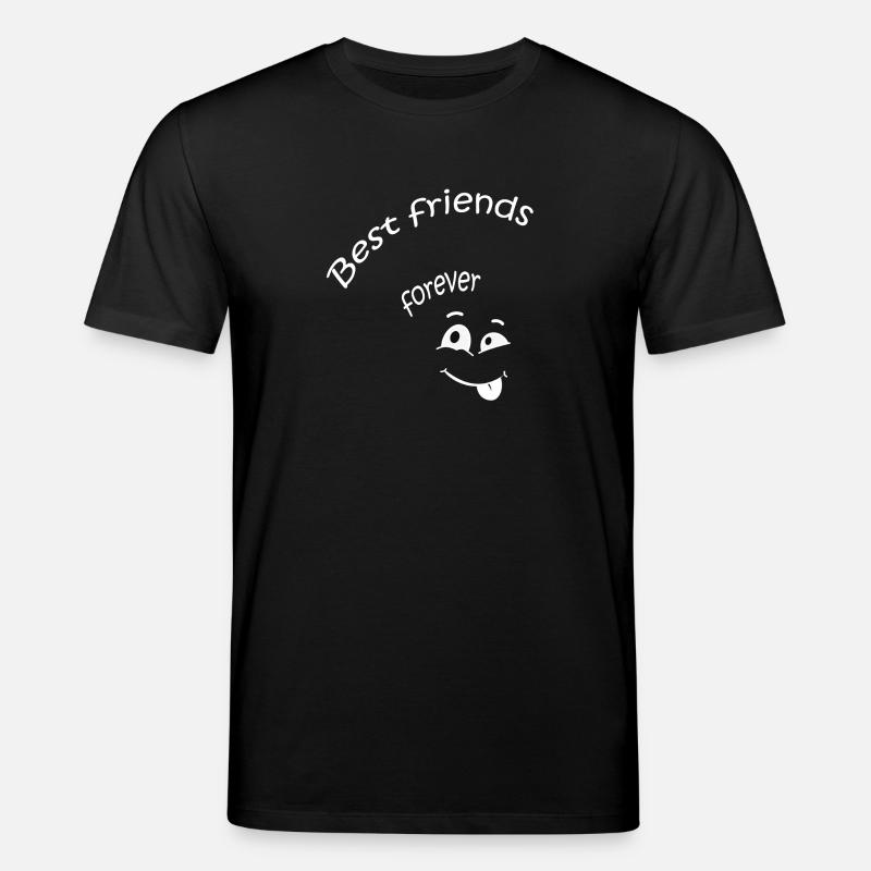 Best friends forever - Stanley/Stella Unisex Bio-T-Shirt CREATOR  - Schwarz
