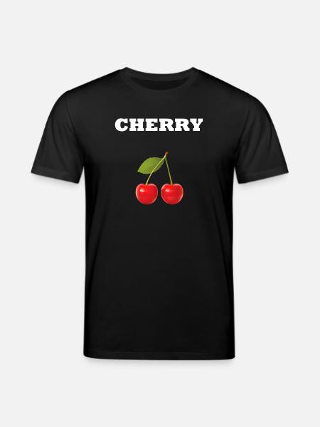 CHERRY STYLE - Stanley/Stella CREATOR Unisex Organic T-Shirt - black