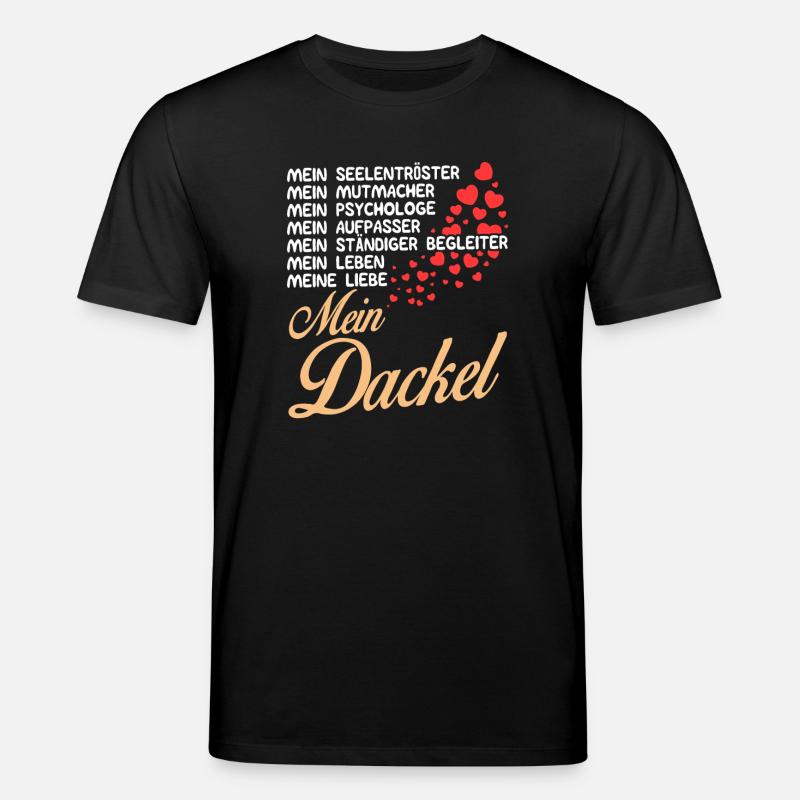 Mon teckel - Ma vie - T-shirt bio CREATOR Stanley/Stella Unisexe - noir