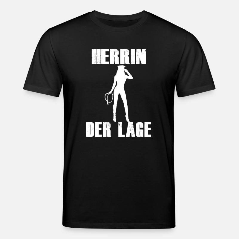 Herrin der Lage - Stanley/Stella Unisex Bio-T-Shirt CREATOR  - Schwarz