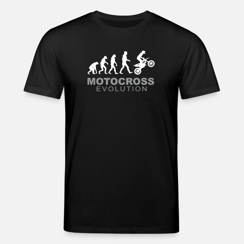 Motocross Evolution - Stanley/Stella Unisex Bio-T-Shirt CREATOR  - Schwarz