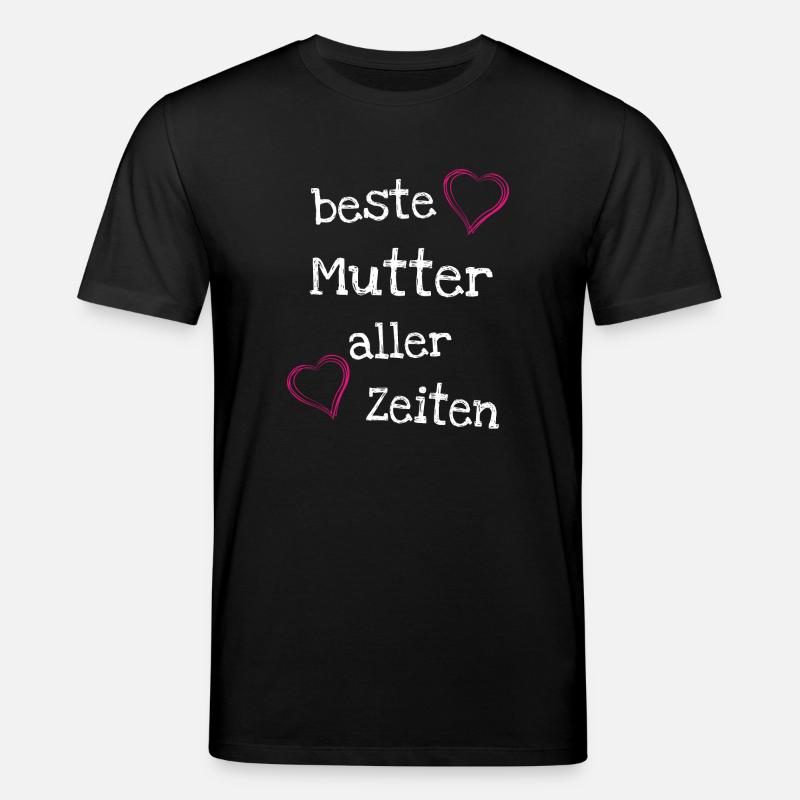 Beste Mutter aller Zeiten - Stanley/Stella Unisex Bio-T-Shirt CREATOR  - Schwarz