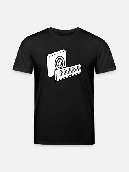 air _conditioning_c1 - Stanley/Stella CREATOR Unisex Organic T-Shirt - black