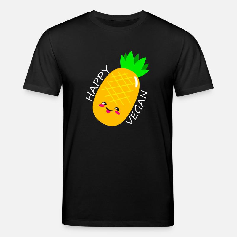 Vegan und Glücklich - Stanley/Stella Unisex Bio-T-Shirt CREATOR  - Schwarz