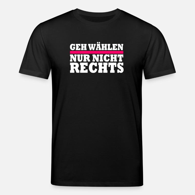 GEH WÄHLEN - Stanley/Stella Unisex Bio-T-Shirt CREATOR  - Schwarz