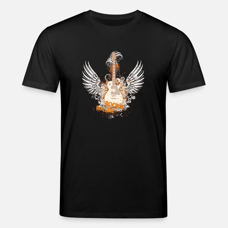 Rock'n Roller (guitar) 03 - Stanley/Stella CREATOR Unisex Organic T-Shirt - black
