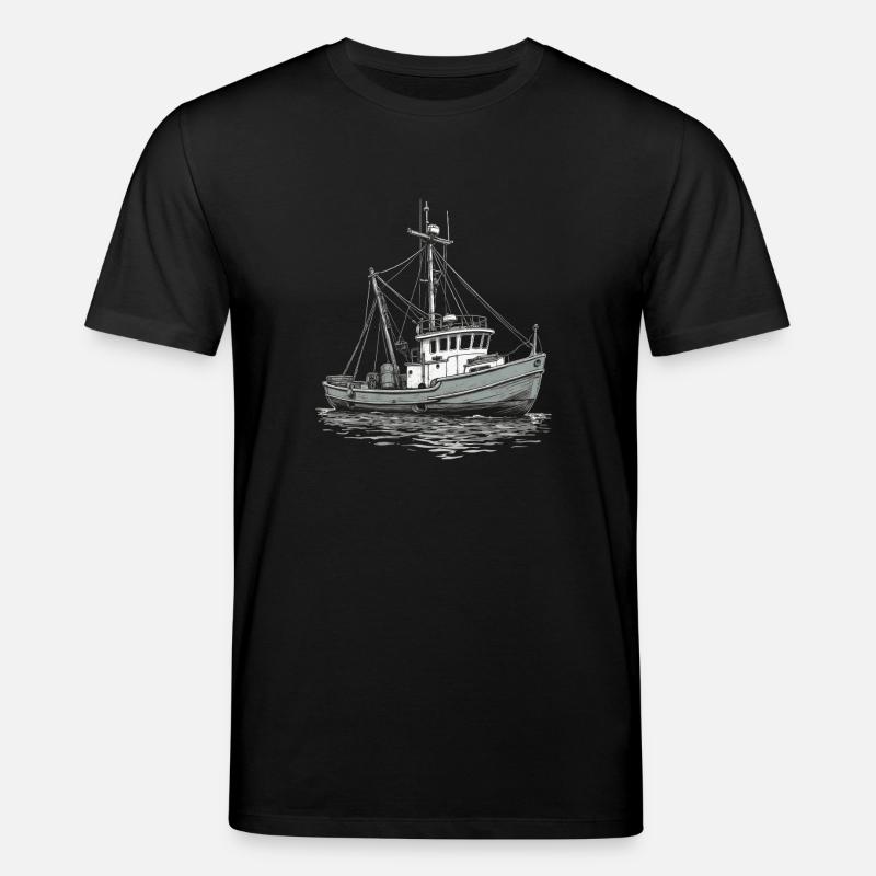 Fischkutter - Stanley/Stella Unisex Bio-T-Shirt CREATOR  - Schwarz
