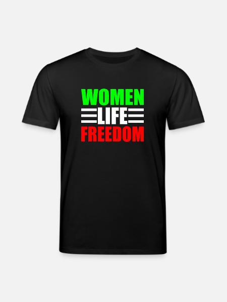 Women life freedom - Stanley/Stella CREATOR Unisex Organic T-Shirt - black