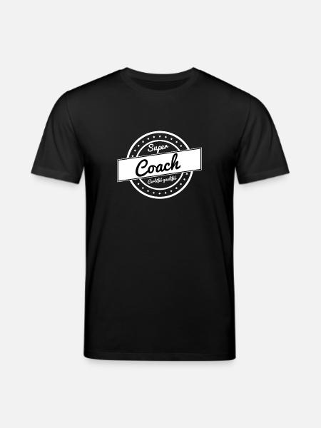 Super coach - blanc - T-shirt bio CREATOR Stanley/Stella Unisexe - noir