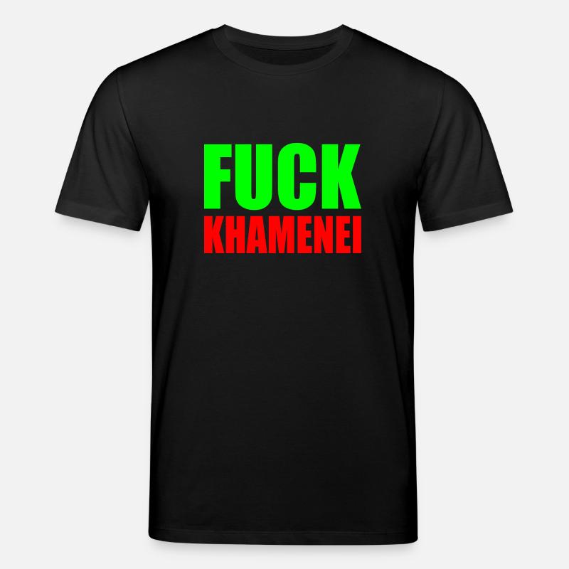 Fuck khamenei Chamenei - iran - T-shirt bio CREATOR Stanley/Stella Unisexe - noir