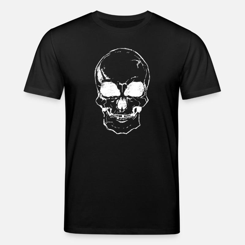 scull chalk white - Stanley/Stella Unisex Bio-T-Shirt CREATOR  - Schwarz