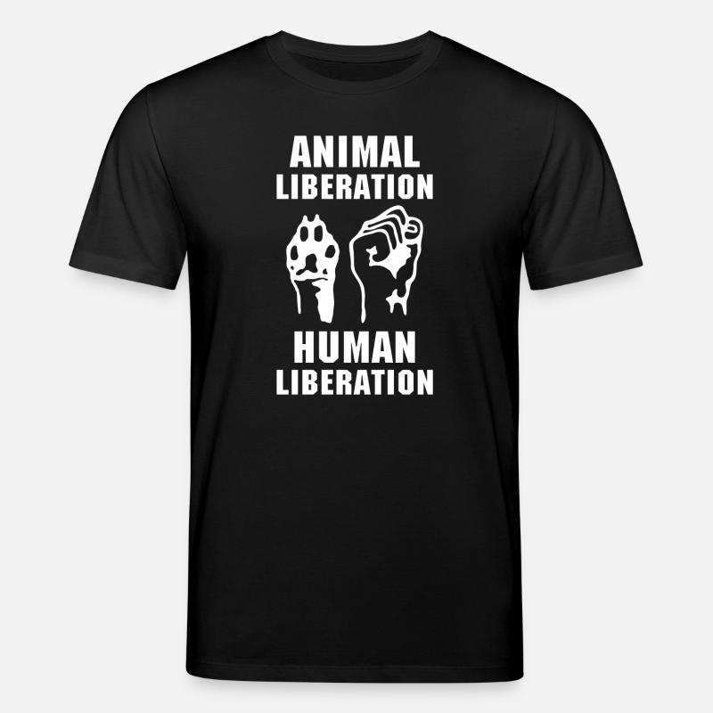 Libération animale - T-shirt bio CREATOR Stanley/Stella Unisexe - noir