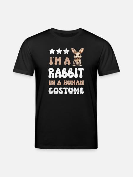 Rabbit Rabbit - Stanley/Stella CREATOR Unisex Organic T-Shirt - black