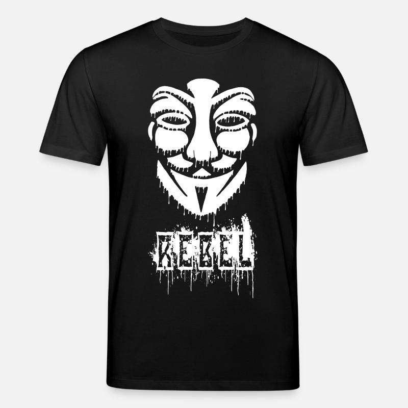 Graffiti anonyme - T-shirt bio CREATOR Stanley/Stella Unisexe - noir