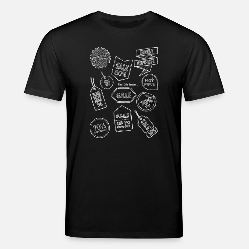 Tableau noir vente Doodles - T-shirt bio CREATOR Stanley/Stella Unisexe - noir