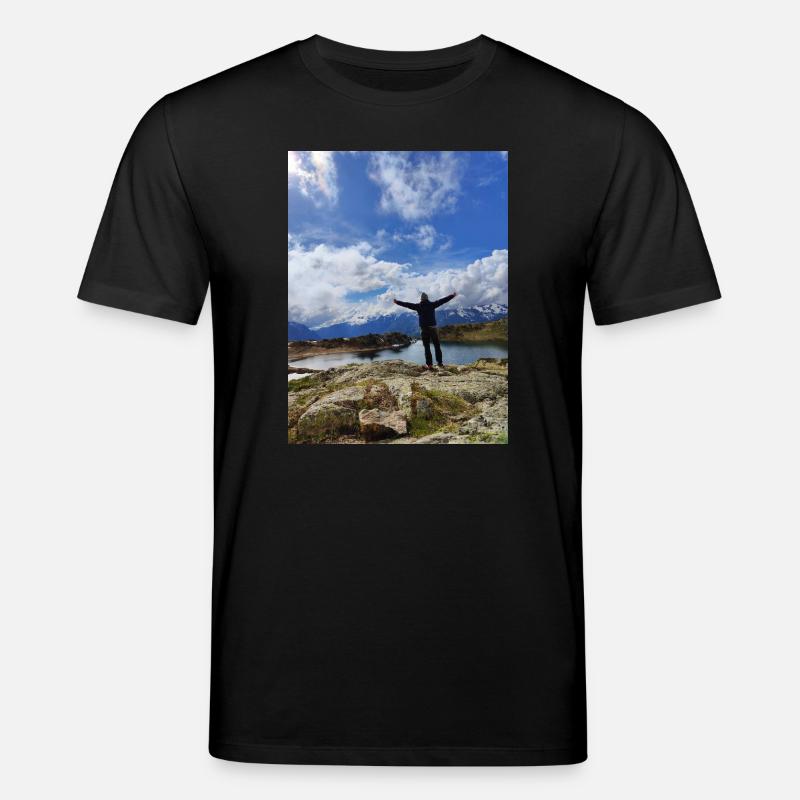 Triumphgipfel an der Spitze - Stanley/Stella Unisex Bio-T-Shirt CREATOR  - Schwarz