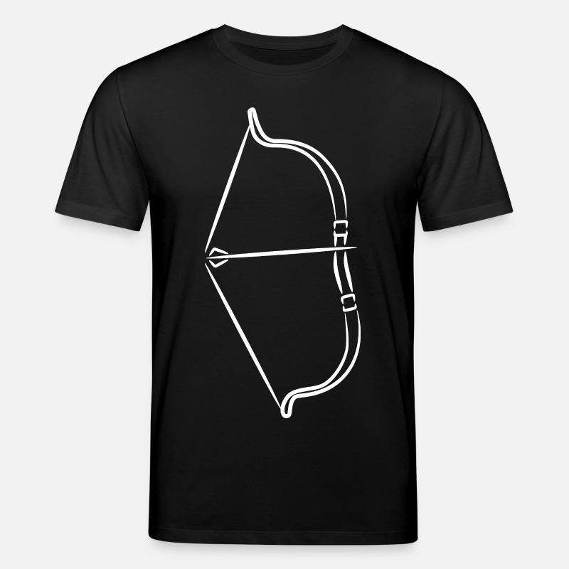 Pfeil und Bogen - Stanley/Stella Unisex Bio-T-Shirt CREATOR  - Schwarz