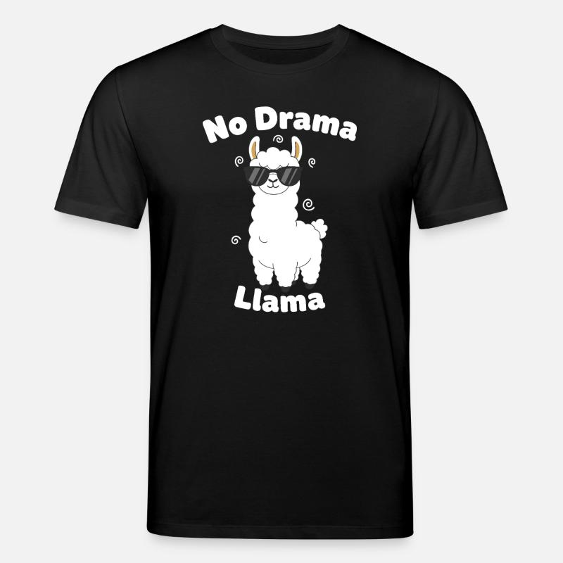 No Drama Llama - Stanley/Stella Unisex Bio-T-Shirt CREATOR  - Schwarz