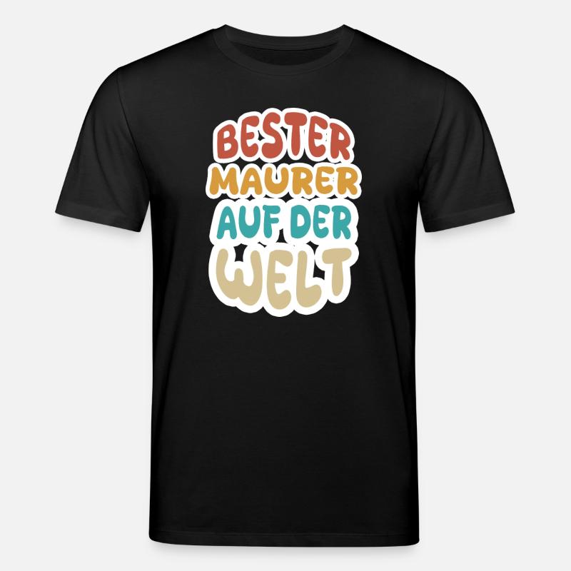 Nomination comme maçon - T-shirt bio CREATOR Stanley/Stella Unisexe - noir