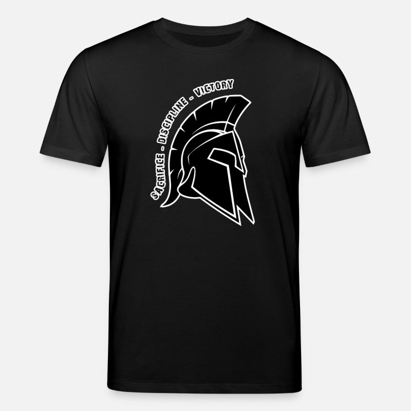 Epischer Sieg Spartanischer Helm - Stanley/Stella Unisex Bio-T-Shirt CREATOR  - Schwarz