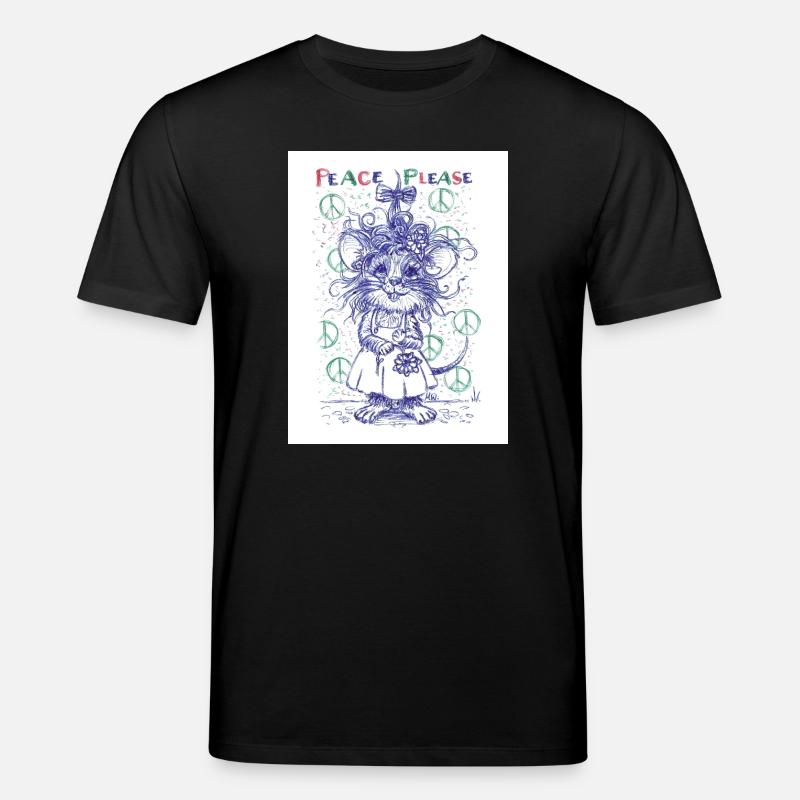 peaceplease - Stanley/Stella CREATOR Unisex Organic T-Shirt - black