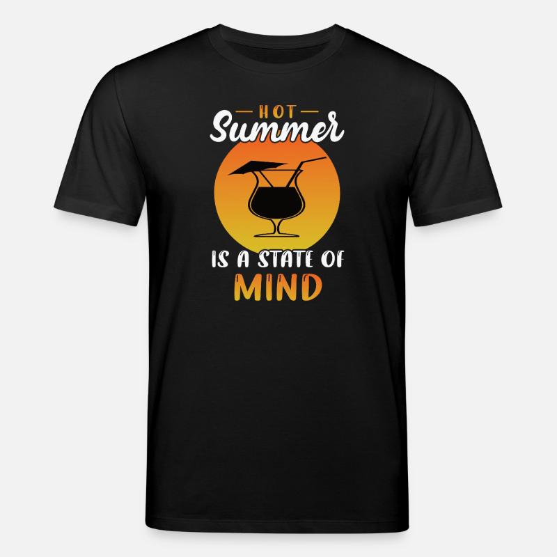 Hot summer state of mind - Stanley/Stella Unisex Bio-T-Shirt CREATOR  - Schwarz