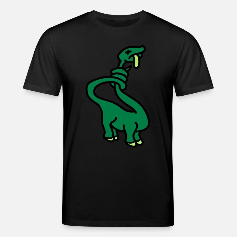 stranglesaurus_dino_3c - Stanley/Stella Unisex Bio-T-Shirt CREATOR  - Schwarz