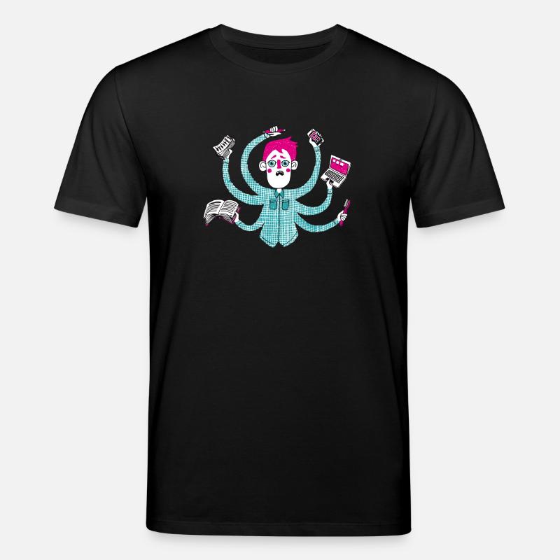 Multi-tâches - T-shirt bio CREATOR Stanley/Stella Unisexe - noir