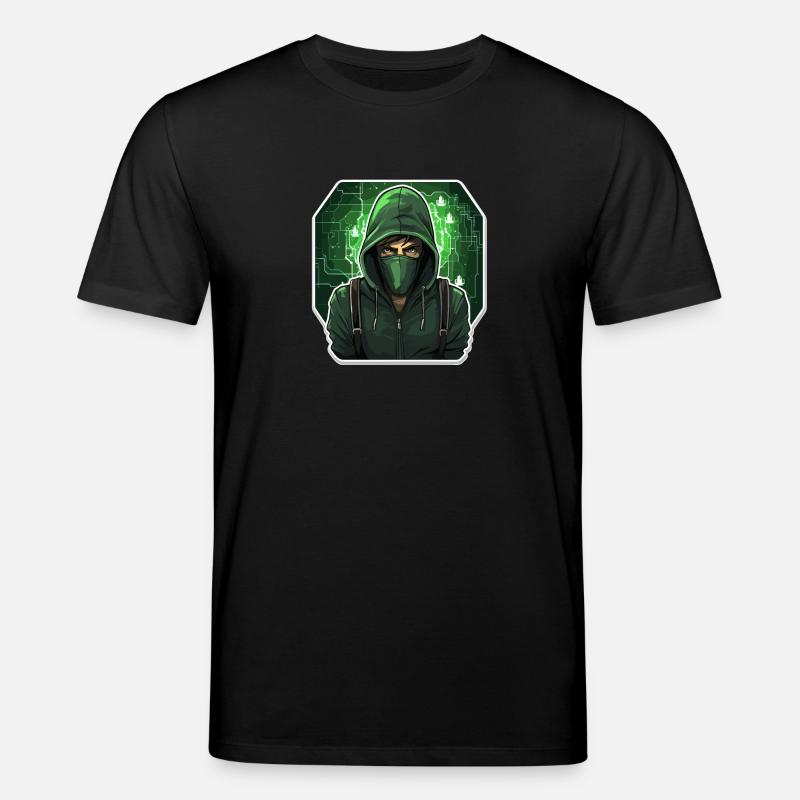Hacker éthique - Illustration - T-shirt bio CREATOR Stanley/Stella Unisexe - noir