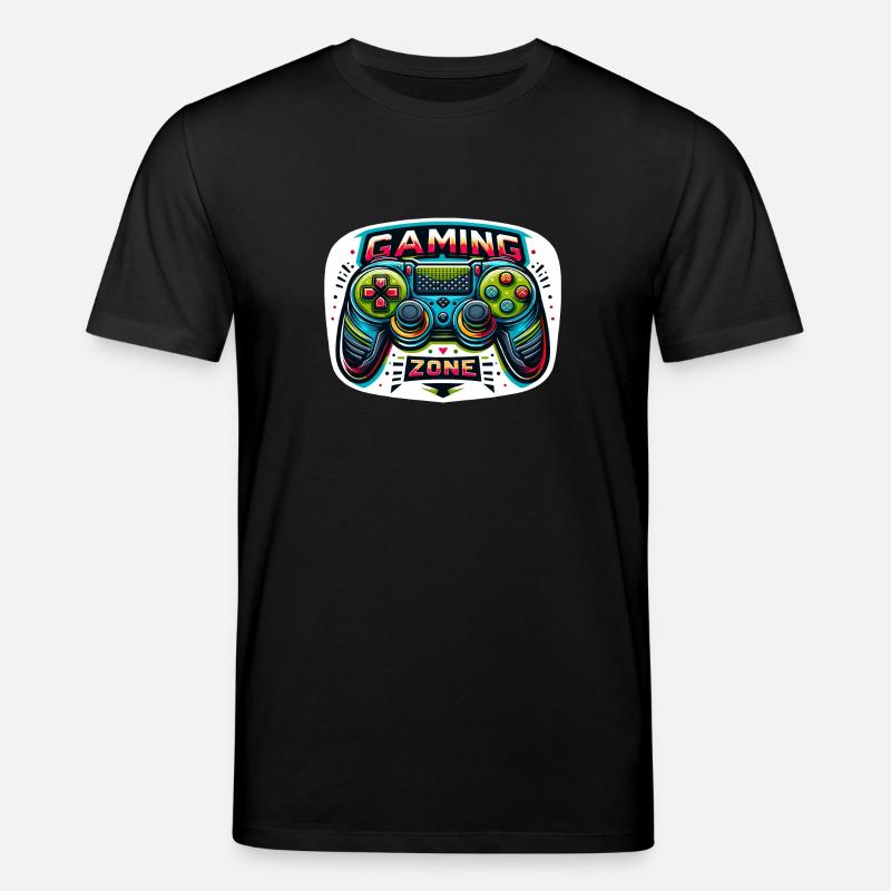 Gaming Zone - Controller Illustration - Stanley/Stella CREATOR Unisex Organic T-Shirt - black