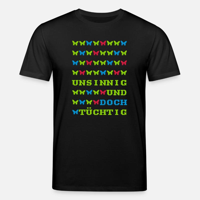 cadeau compétent absurde disant papillon - T-shirt bio CREATOR Stanley/Stella Unisexe - noir