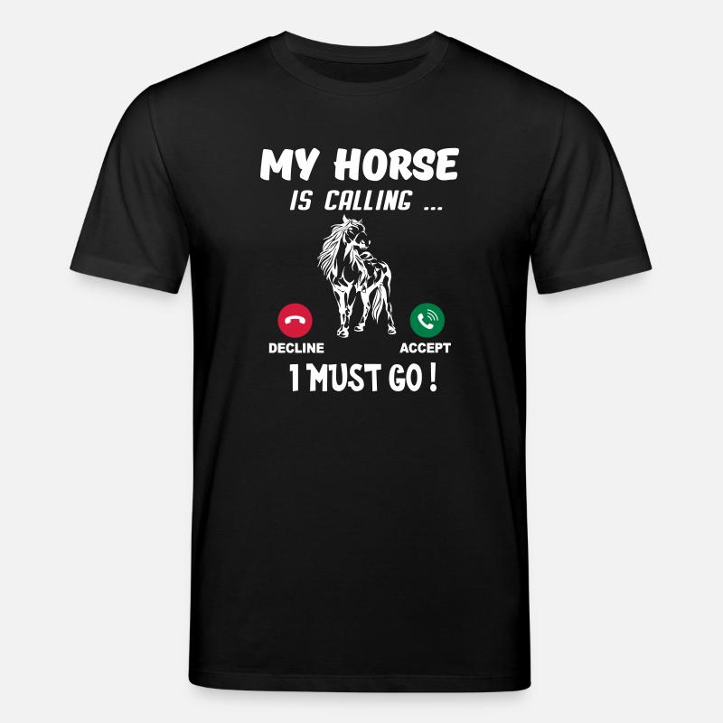 cheval - T-shirt bio CREATOR Stanley/Stella Unisexe - noir