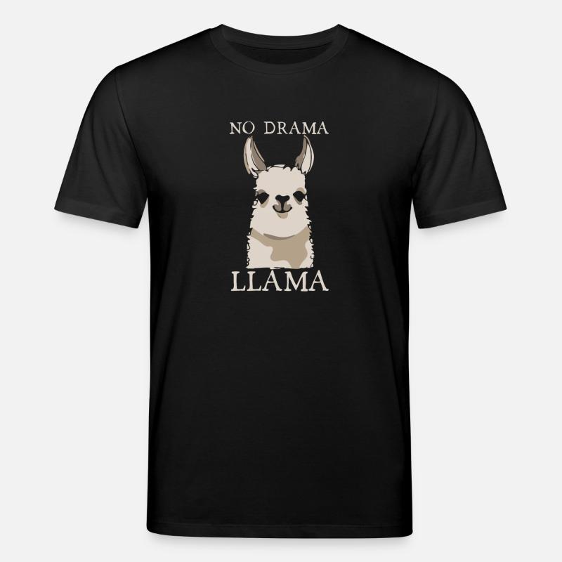 Non Llama Drama - T-shirt bio CREATOR Stanley/Stella Unisexe - noir