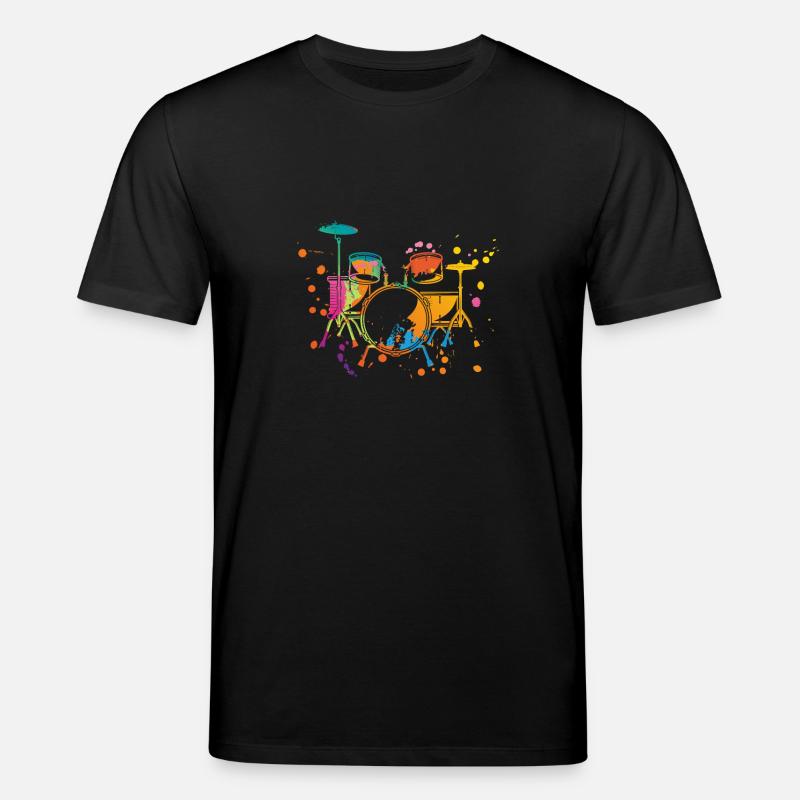 Éclaboussure de batterie - T-shirt bio CREATOR Stanley/Stella Unisexe - noir