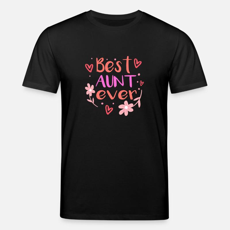 Best Aunt ever - Stanley/Stella Unisex Bio-T-Shirt CREATOR  - Schwarz