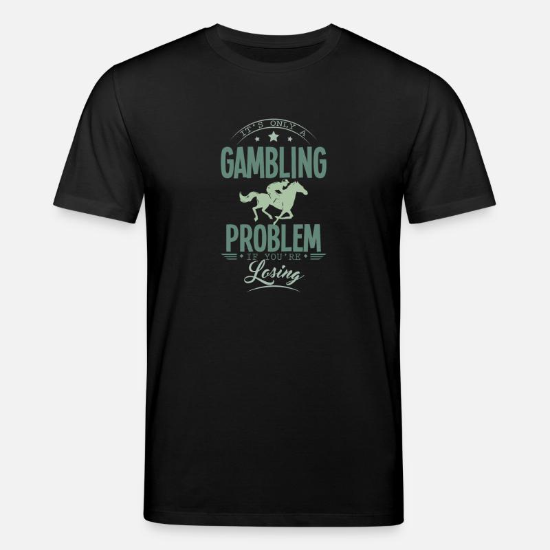 Courses de chevaux Gambling - T-shirt bio CREATOR Stanley/Stella Unisexe - noir