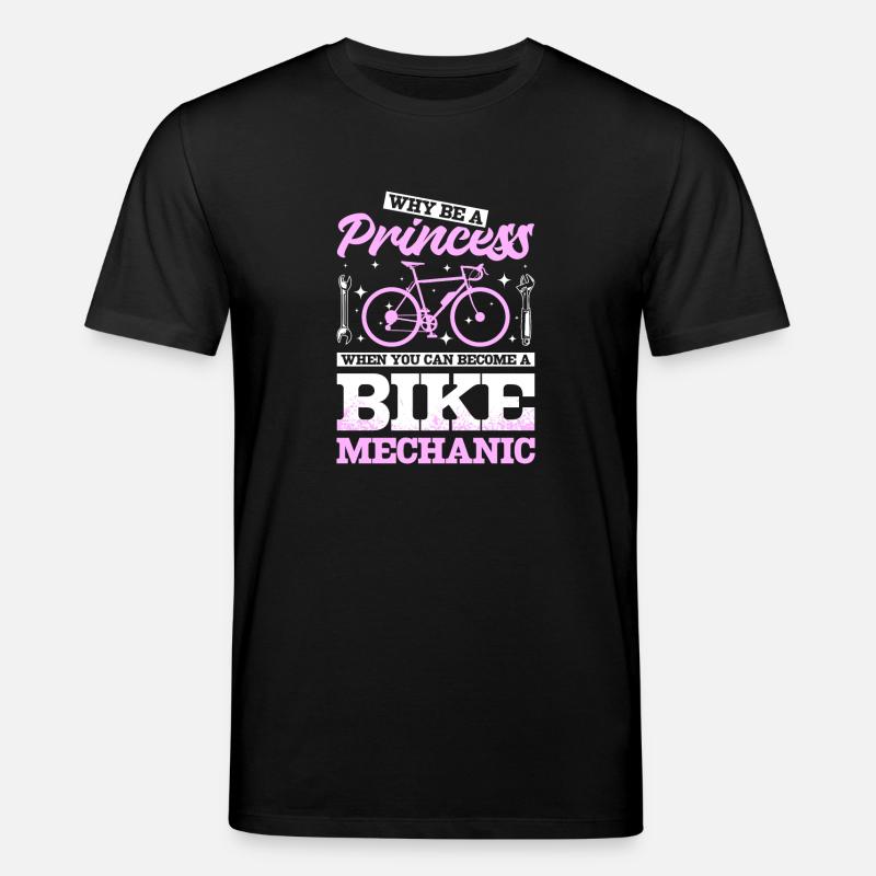 Mécanicien de vélo Princesse - T-shirt bio CREATOR Stanley/Stella Unisexe - noir