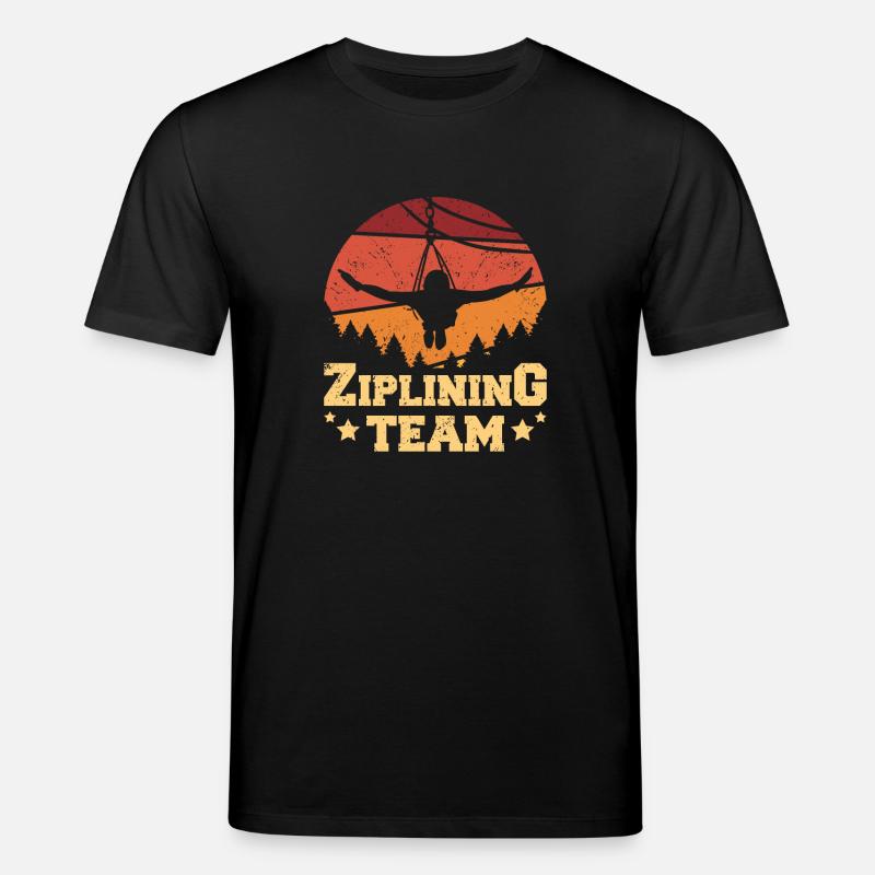 Ziplining team - Stanley/Stella CREATOR Unisex Organic T-Shirt - black