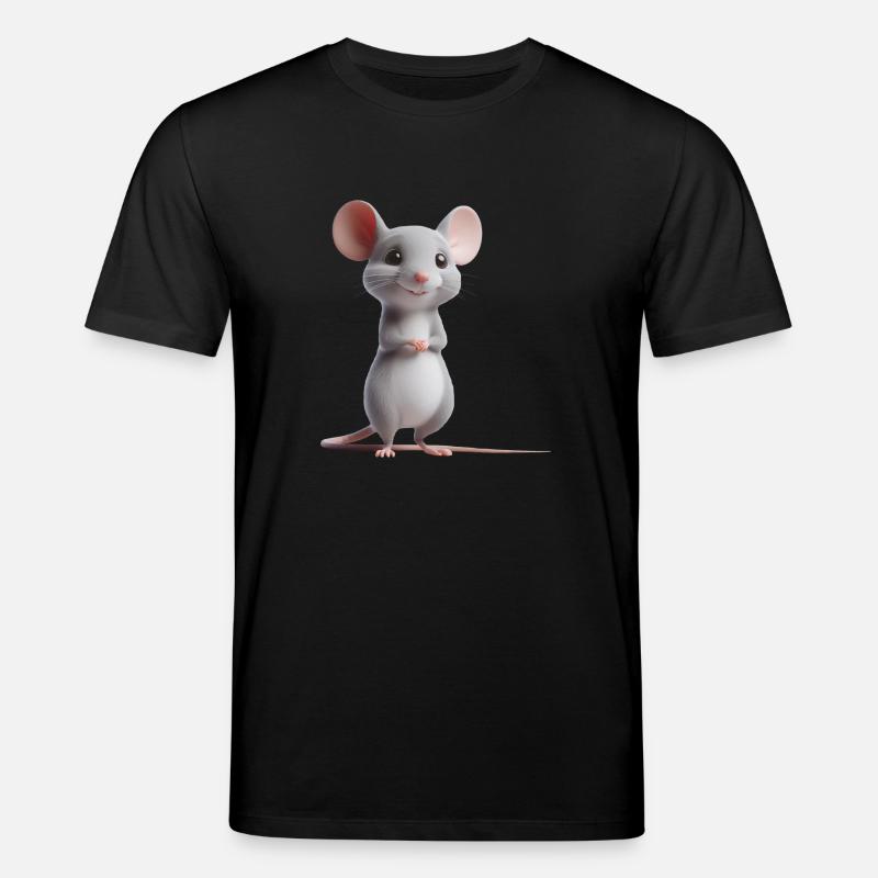 Maus 4 - Stanley/Stella Unisex Bio-T-Shirt CREATOR  - Schwarz