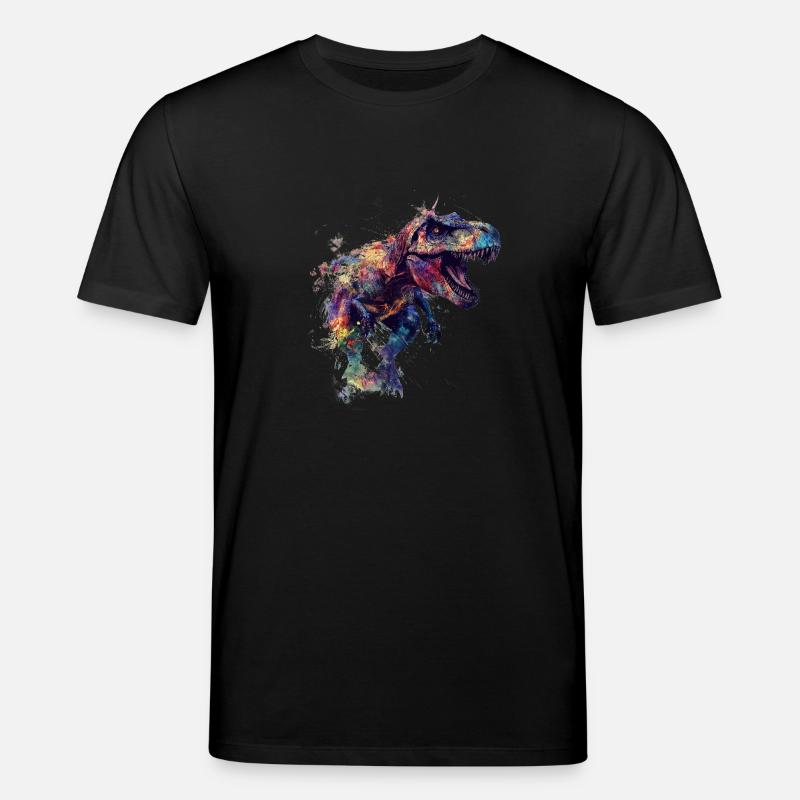 T Rex Klecks - Stanley/Stella Unisex Bio-T-Shirt CREATOR  - Schwarz