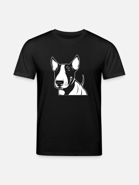 Bullterrier - Stanley/Stella Unisex Bio-T-Shirt CREATOR  - Schwarz