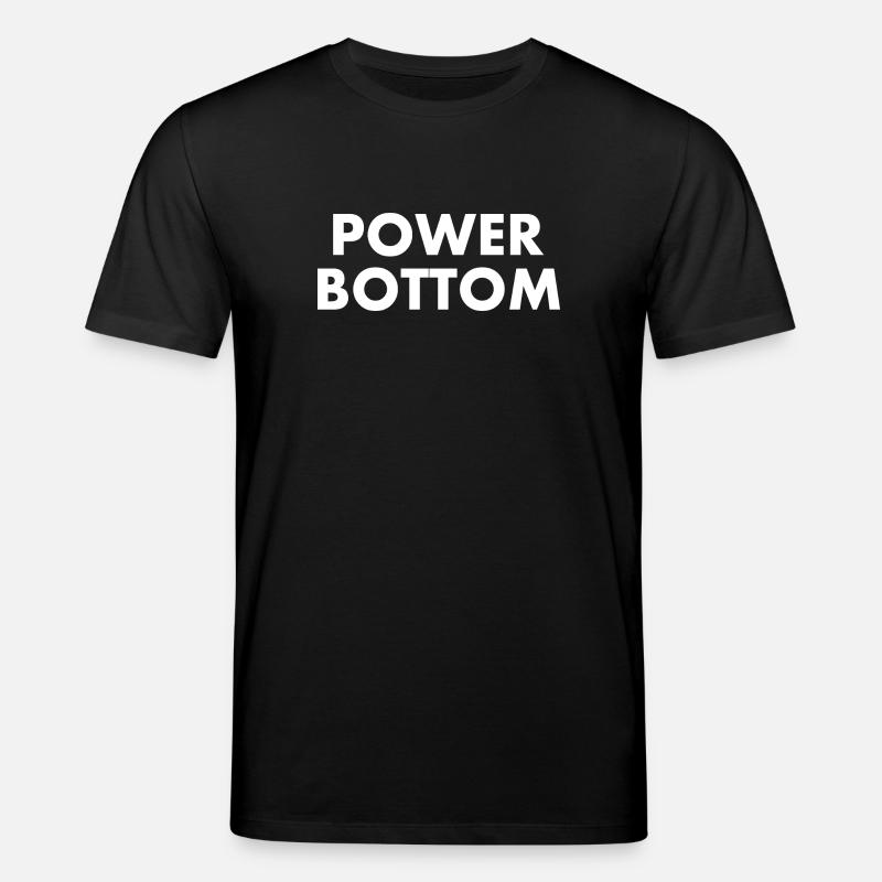 Power bottom - Stanley/Stella Unisex Bio-T-Shirt CREATOR  - Schwarz